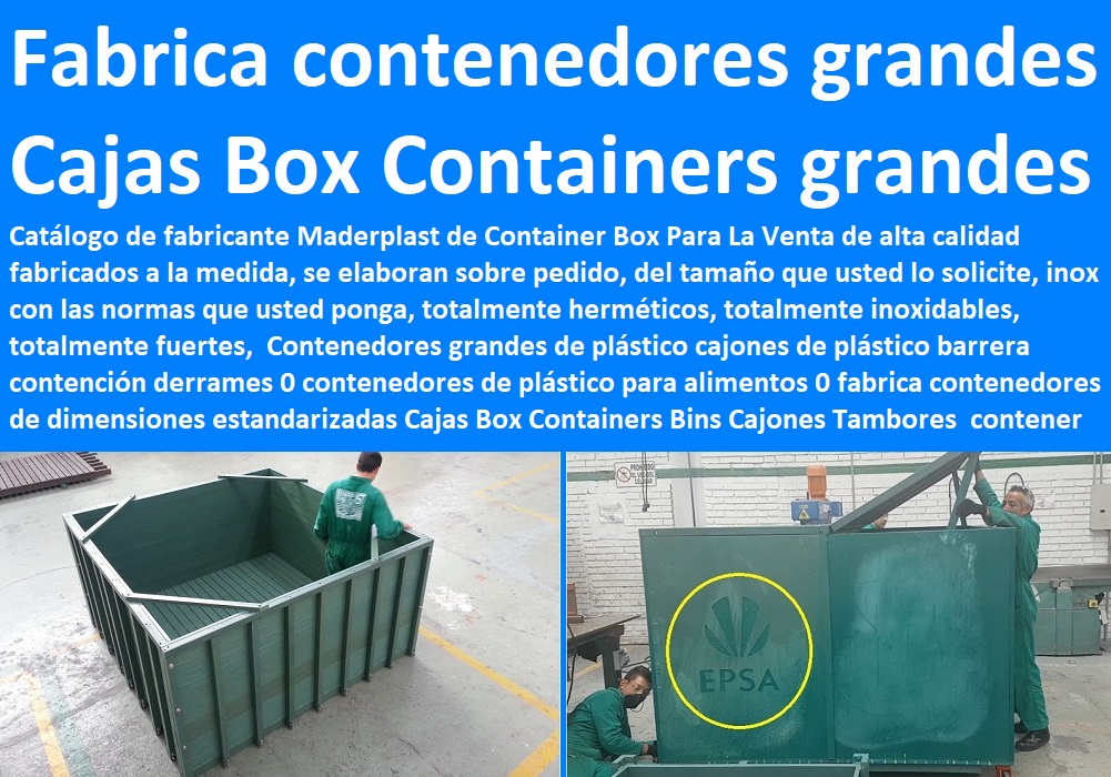 Contenedores grandes de plástico cajones de plástico barrera contención derrames proveedor nuevos materiales, suministro e instalación de estructuras especiales, fabricante de productos plásticos, fabricante soluciones industriales, desarrollo de proyectos, 0 contenedores de plástico para alimentos 0 fabrica contenedores de dimensiones estandarizadas 0 Cajas Box Containers Bins Cajones Tambores  contener Contenedores grandes de plástico cajones de plástico barrera contención derrames 0 contenedores de plástico para alimentos 0 fabrica contenedores de dimensiones estandarizadas 0 Cajas Box Containers Bins Cajones Tambores  contener